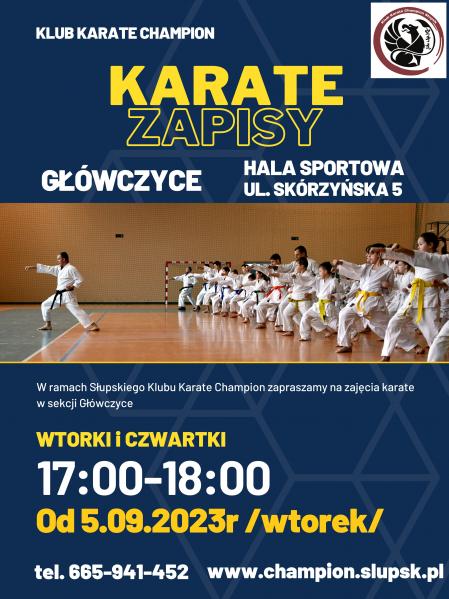 Karate Gwcycze 2023 Zapisy zajcia dla dzieci modziey i dorosych